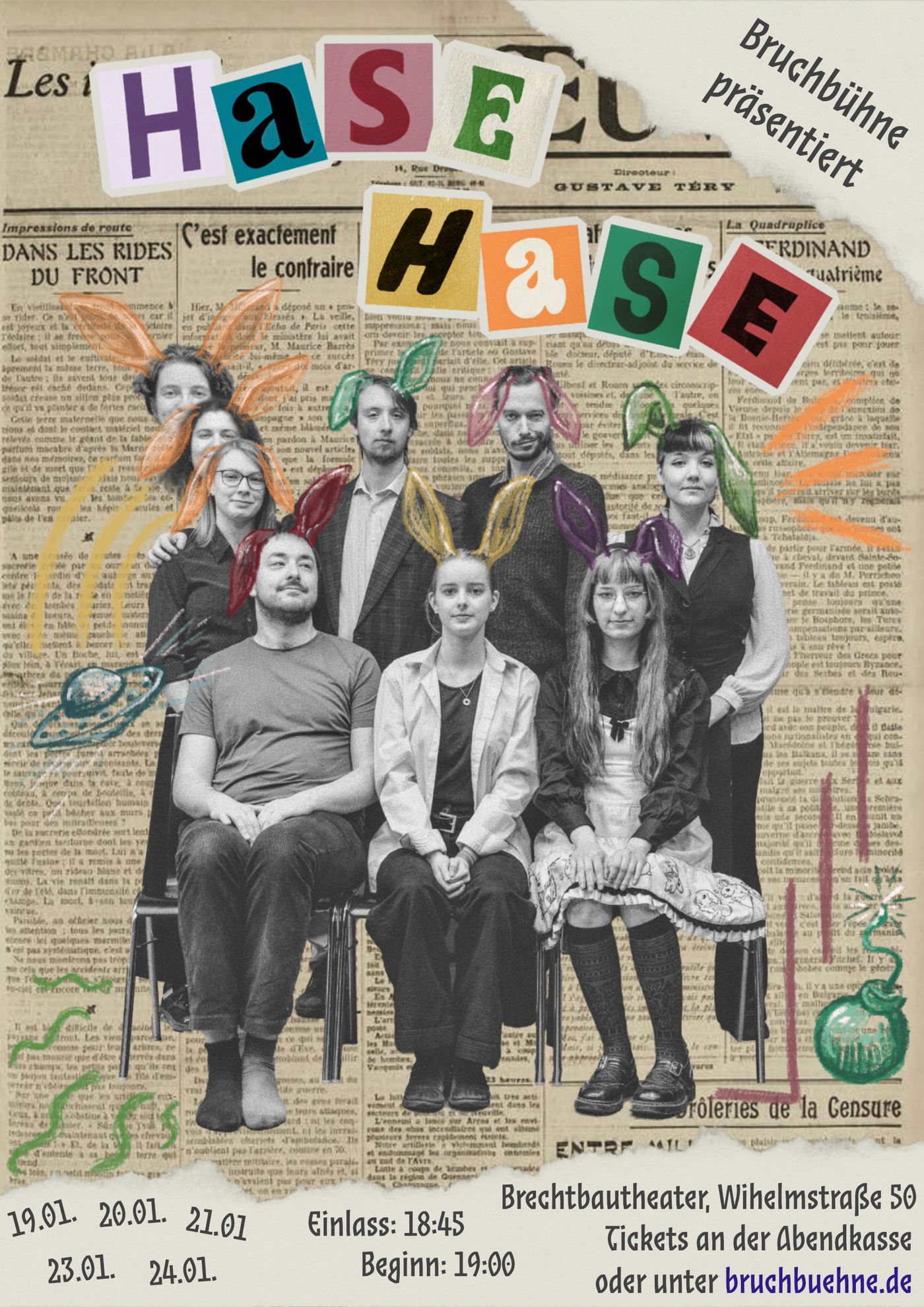 Poster von Hase Hase